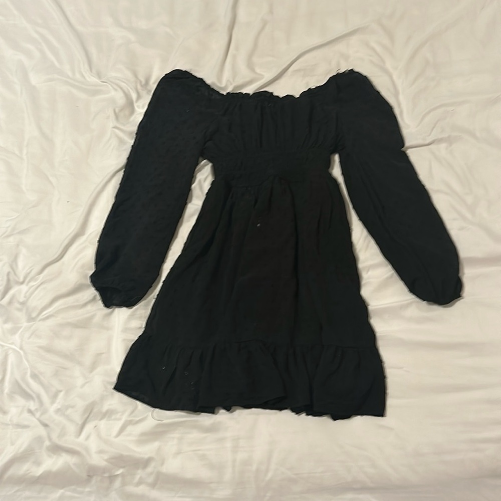 No comment black XS knee length dress